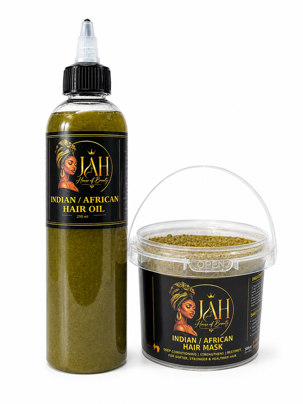 JAH House of Beauty (Hair Mask & Oil Combo)