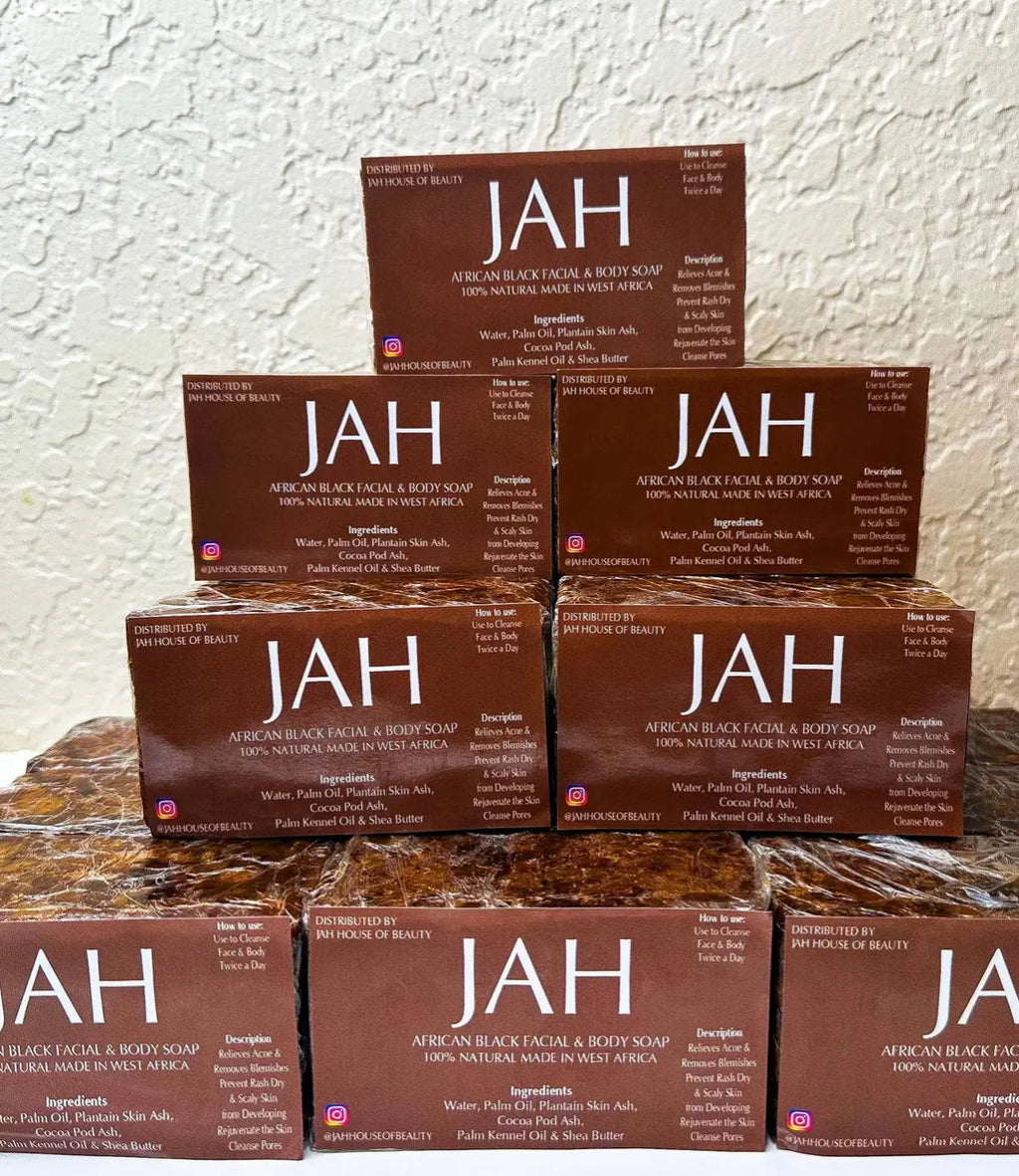 JAH African Black Facial & Body Soap (Buy 1 get 1 FREE)